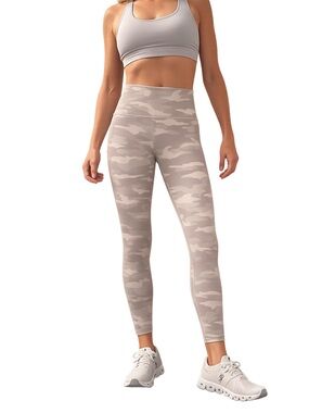 Athleta Elation Gray Camo High Rise Tights | Size Small | NWOT